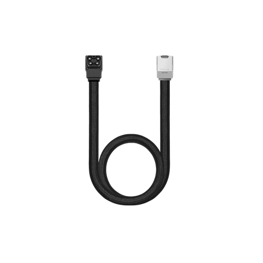 Ecoflow Delta Pro Verlängerungskabel 2 Meter für Extra Batterie mit robustem Gewebe und Anschlüssen