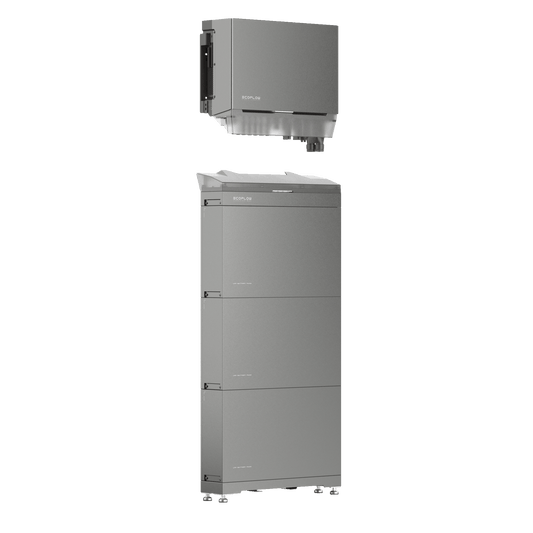 EcoFlow PowerOcean Plus Bundle mit drei LFP-Batterien und PowerOcean Plus Erweiterungsmodul