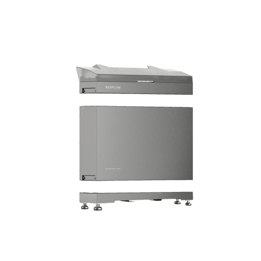 EcoFlow PowerOcean LFP Batterie und Plus Anschlussbox mit Basis zusammen als komplettes Bundle