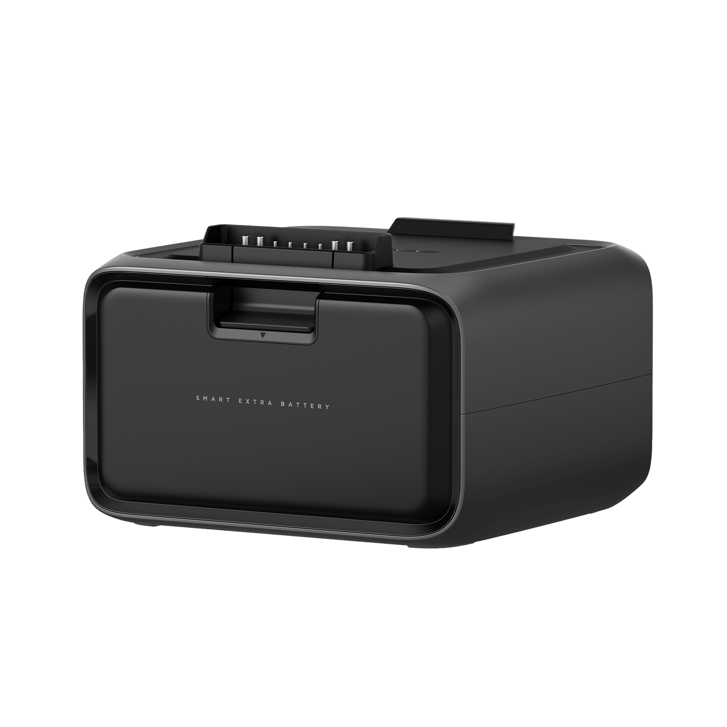 EcoFlow Smart Extra Battery in Schwarz mit Frontgriff und Anschlüssen auf der Oberseite