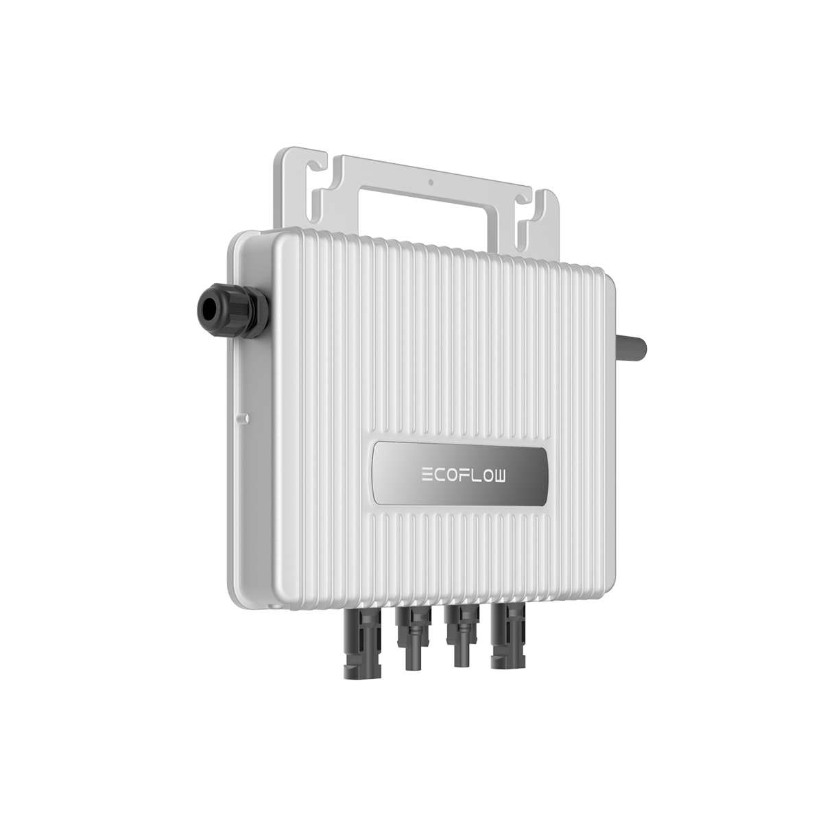 Ecoflow Stream Microinverter mit Griff und mehreren Anschlüssen für effiziente Energieumwandlung