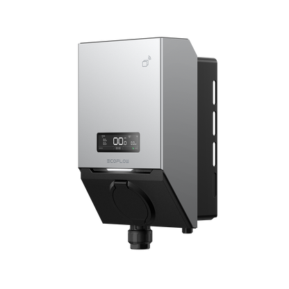 EcoFlow PowerPulse 2 mit Displayanzeige 00 und modernem Gehäusedesign