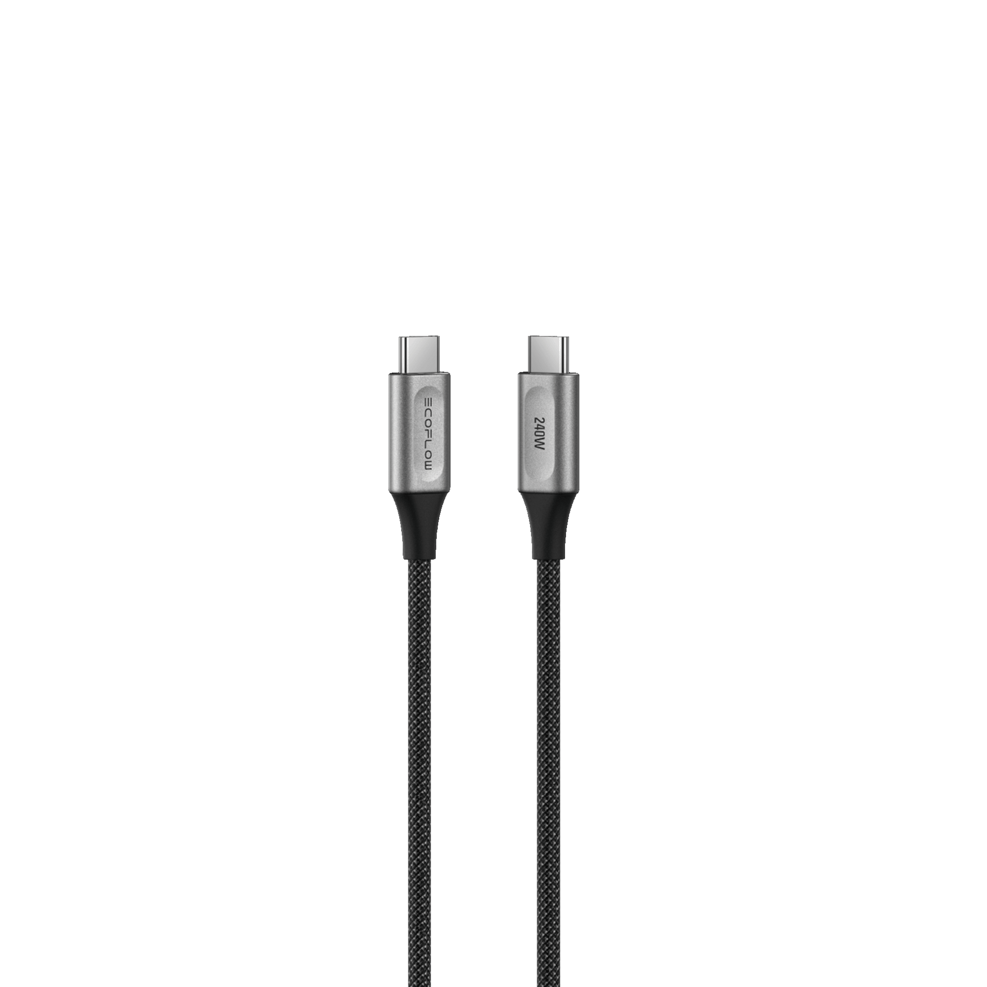 Robustes Ecoflow USB C Kabel mit 240 Watt Leistung für schnelles und sicheres Laden aller Geräte