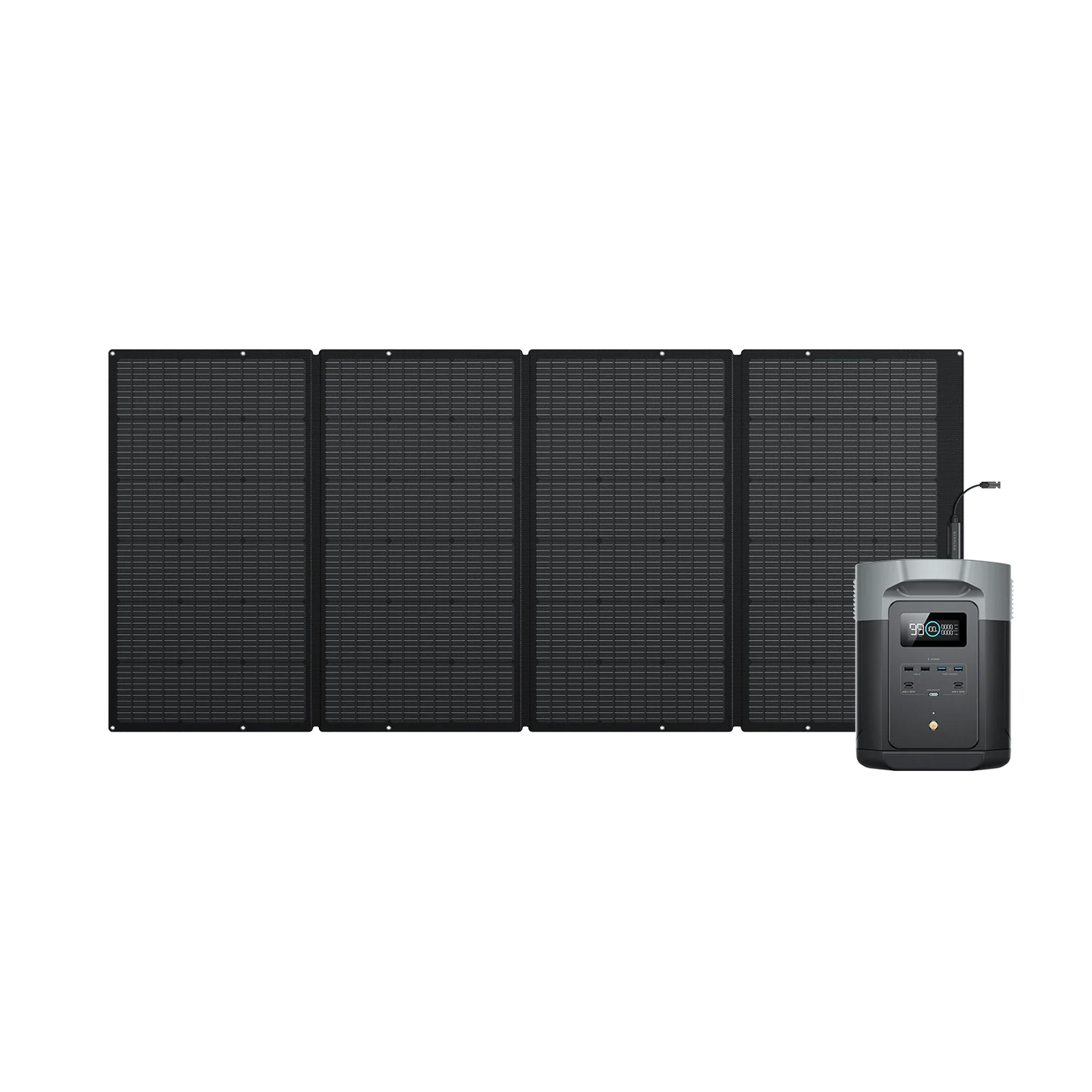 ECOFLOW Delta 2 Max + 400W Solarpanel - BUNDLE