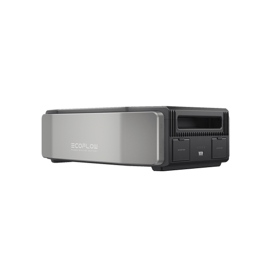 EcoFlow Delta Pro Ultra Zusatzbatterie mit robustem Gehäuse und einfachem Anschluss für mehr Power