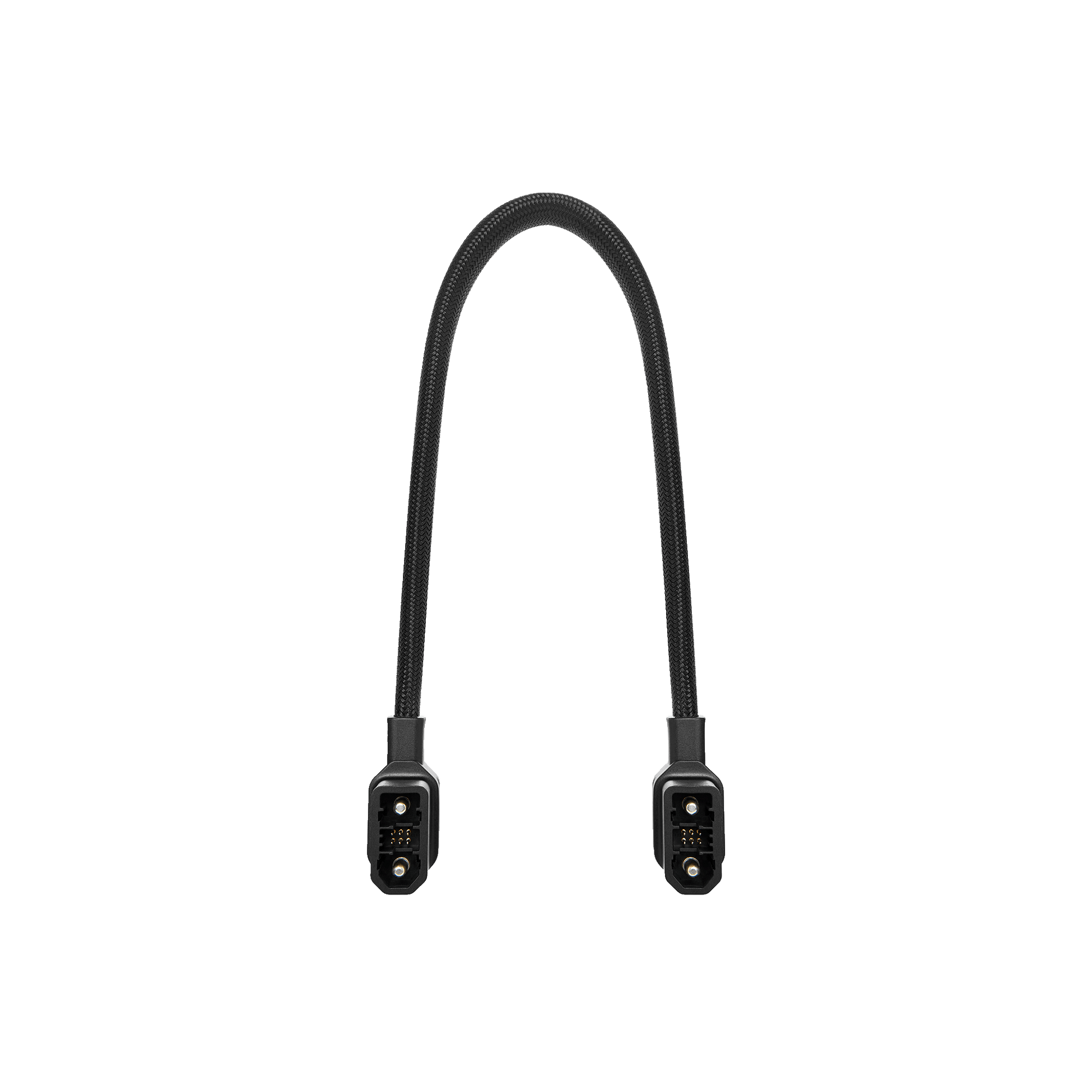 EcoFlow Delta 3 Kabel mit zwei rechteckigen Steckern und robuster schwarzer Ummantelung