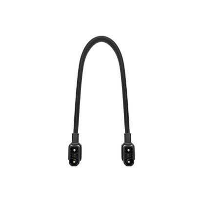 EcoFlow Delta 3 Kabel mit zwei rechteckigen Steckern und robuster schwarzer Ummantelung