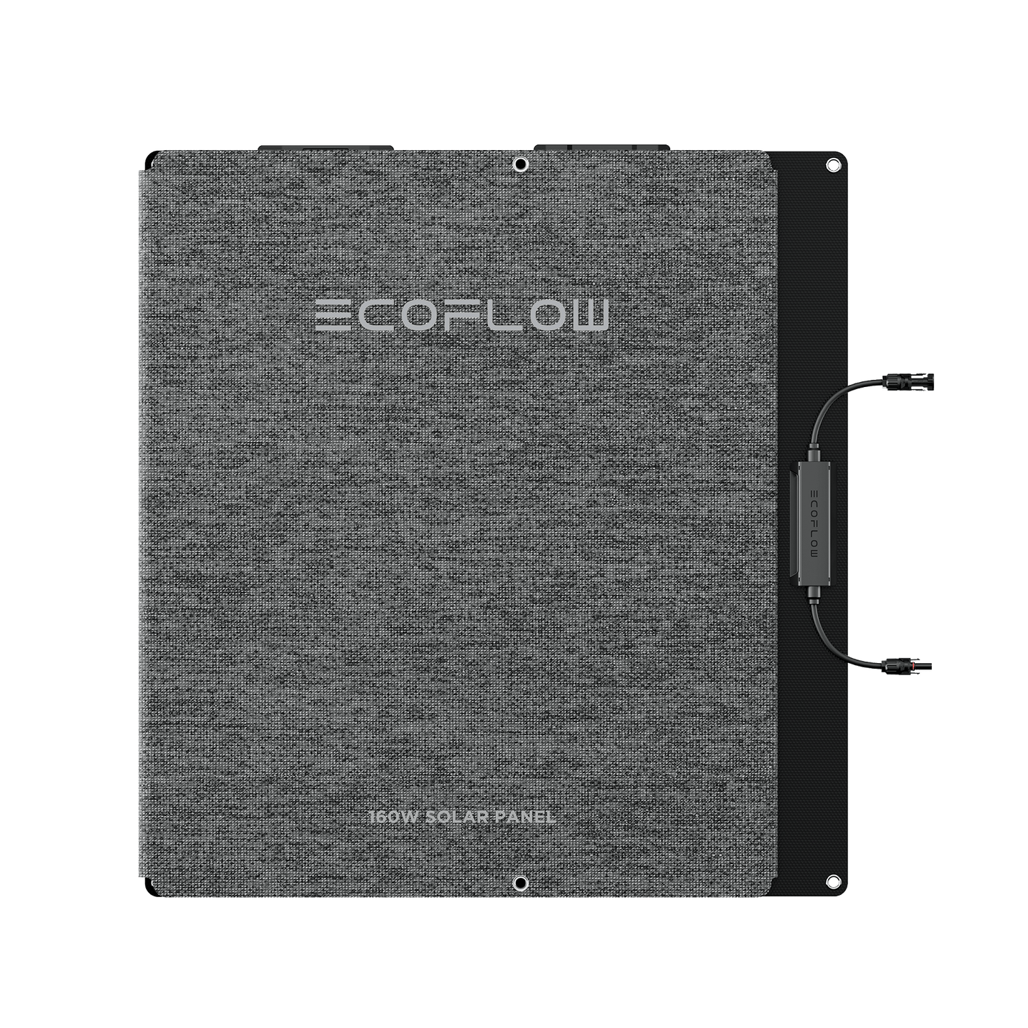 EcoFlow NextGen 160W faltbares Solarpanel mit robustem Stoffbezug und praktischem Anschlusskabel