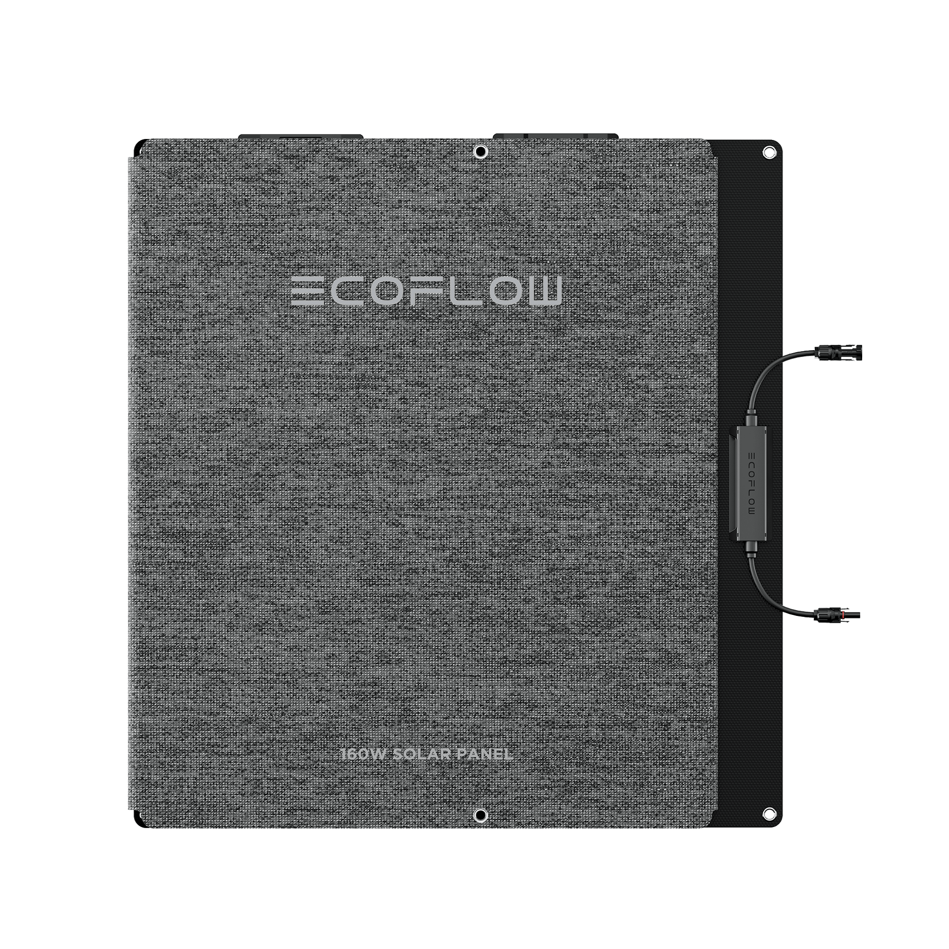 EcoFlow NextGen 160W faltbares Solarpanel mit robustem Stoffbezug und praktischem Anschlusskabel