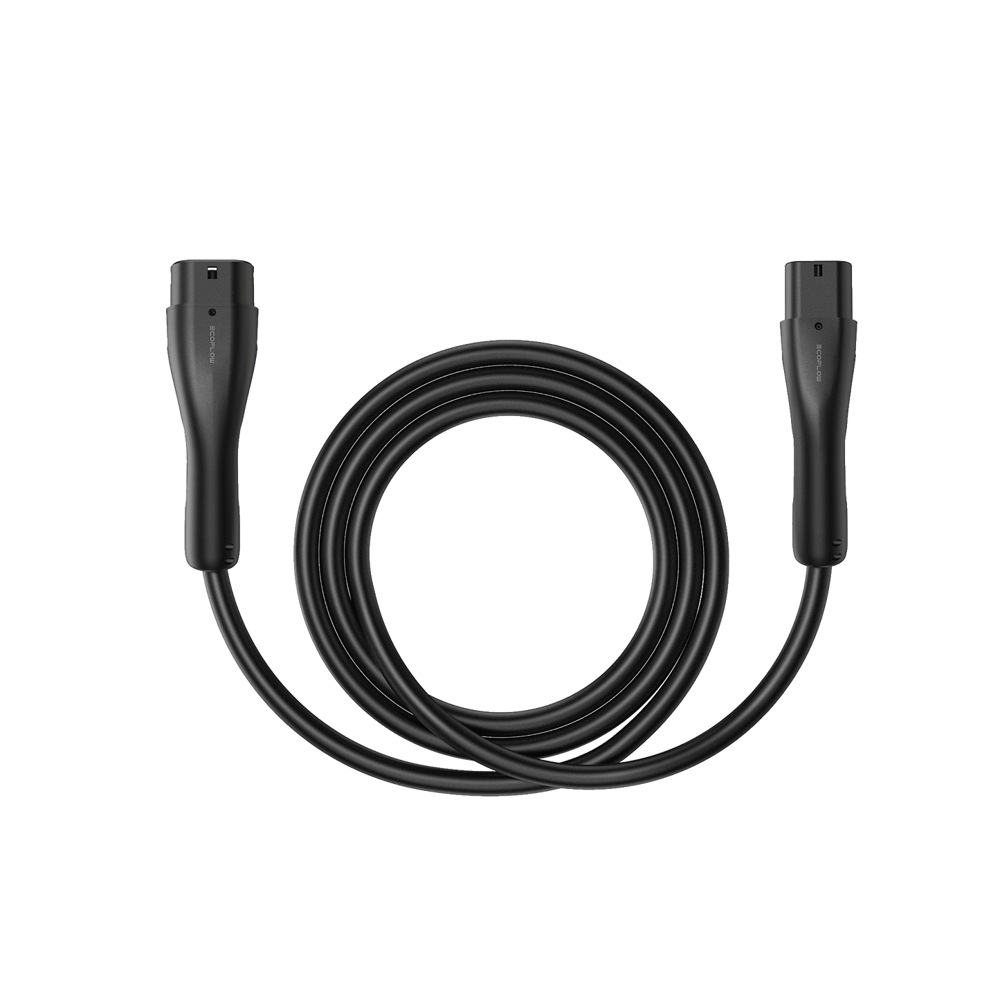 Schwarzes PowerPulse Ladekabel für das Auto zum Laden von Elektrofahrzeugen schnell und sicher