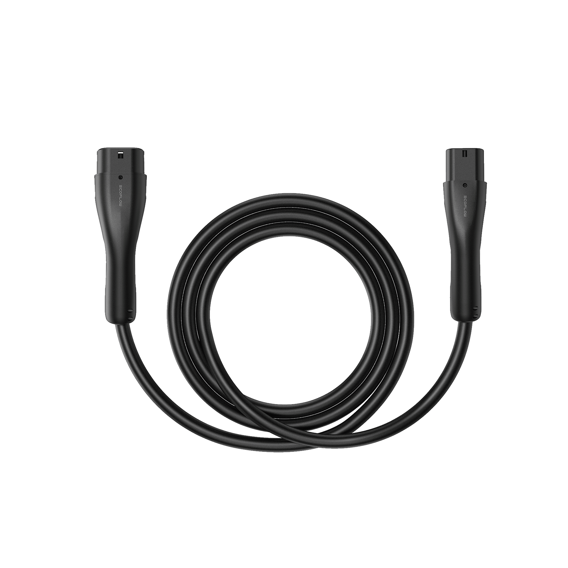 Schwarzes PowerPulse Ladekabel für das Auto zum Laden von Elektrofahrzeugen schnell und sicher