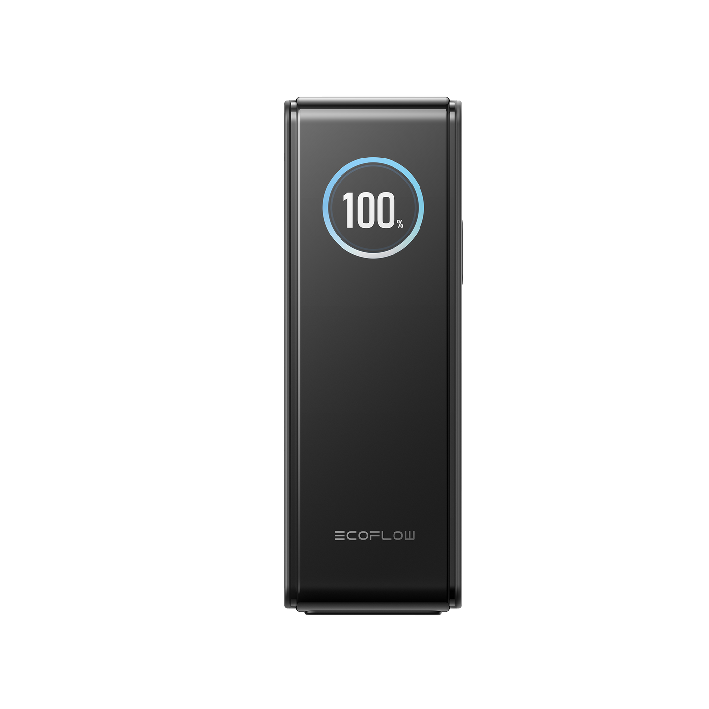 EcoFlow Rapid 25K Powerbank mit rundem Display auf 100 Prozent