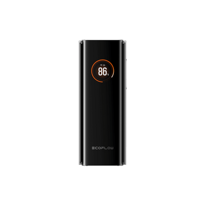 EcoFlow Rapid Pro 20K Powerbank mit 86 Prozent Anzeige und orangefarbenem Ring