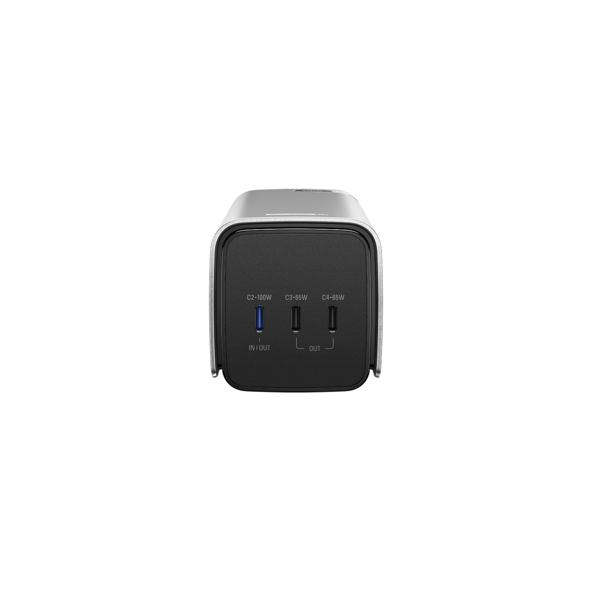 EcoFlow Rapid Pro 20K Powerbank mit drei USB C Anschlüssen und farblich markierten Ports
