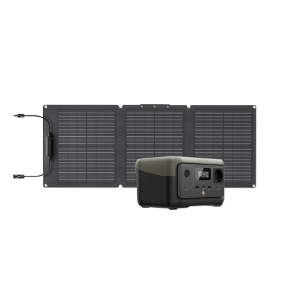 ECOFLOW RIVER 2 + 60W Solar Panel - BUNDLE