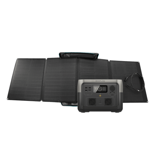 ECOFLOW RIVER 2 Max + 110W Solar Panel - BUNDLE